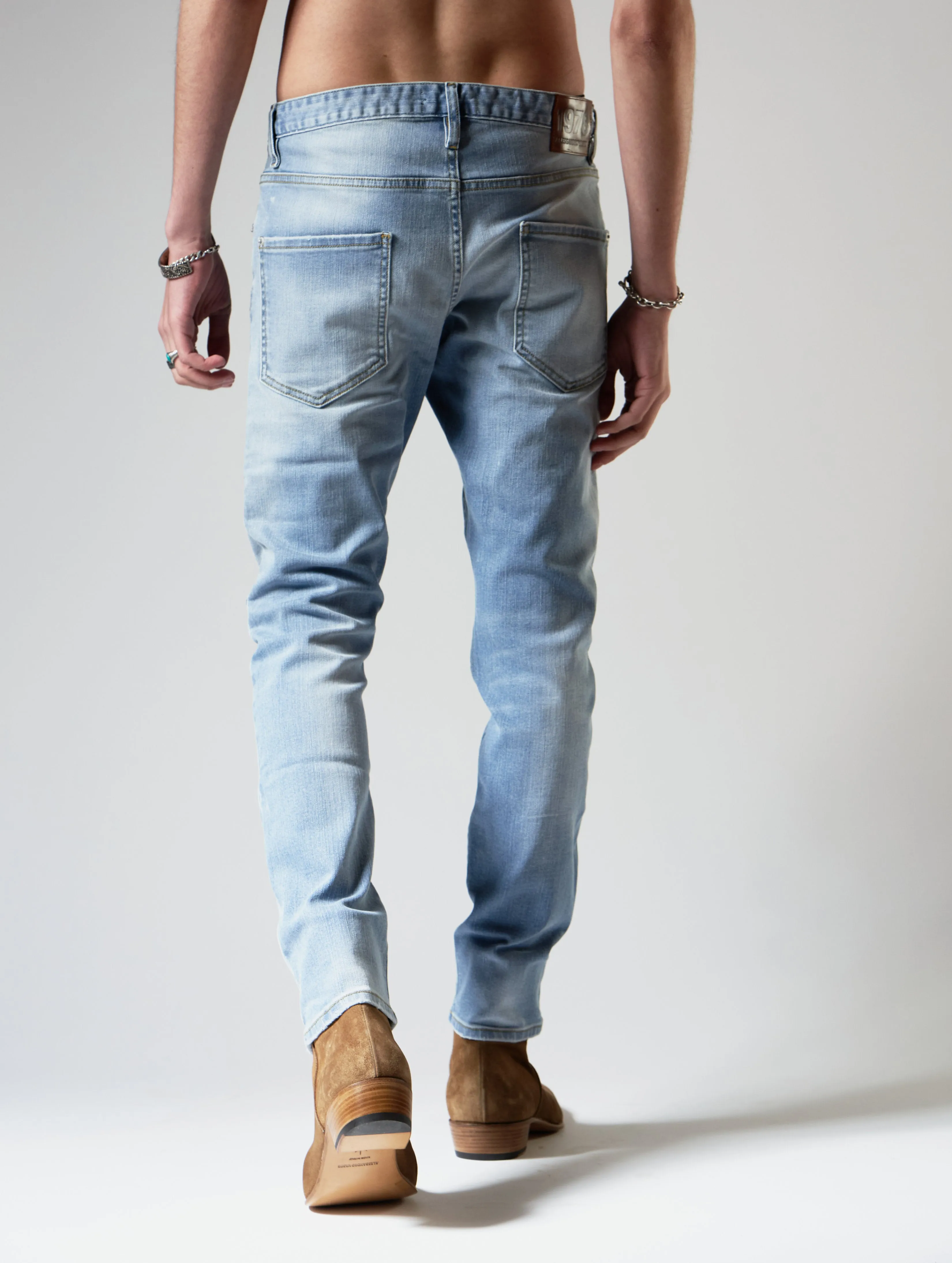 JOHNNY SKINNY JEANS IN LIGHT BLUE - Man
