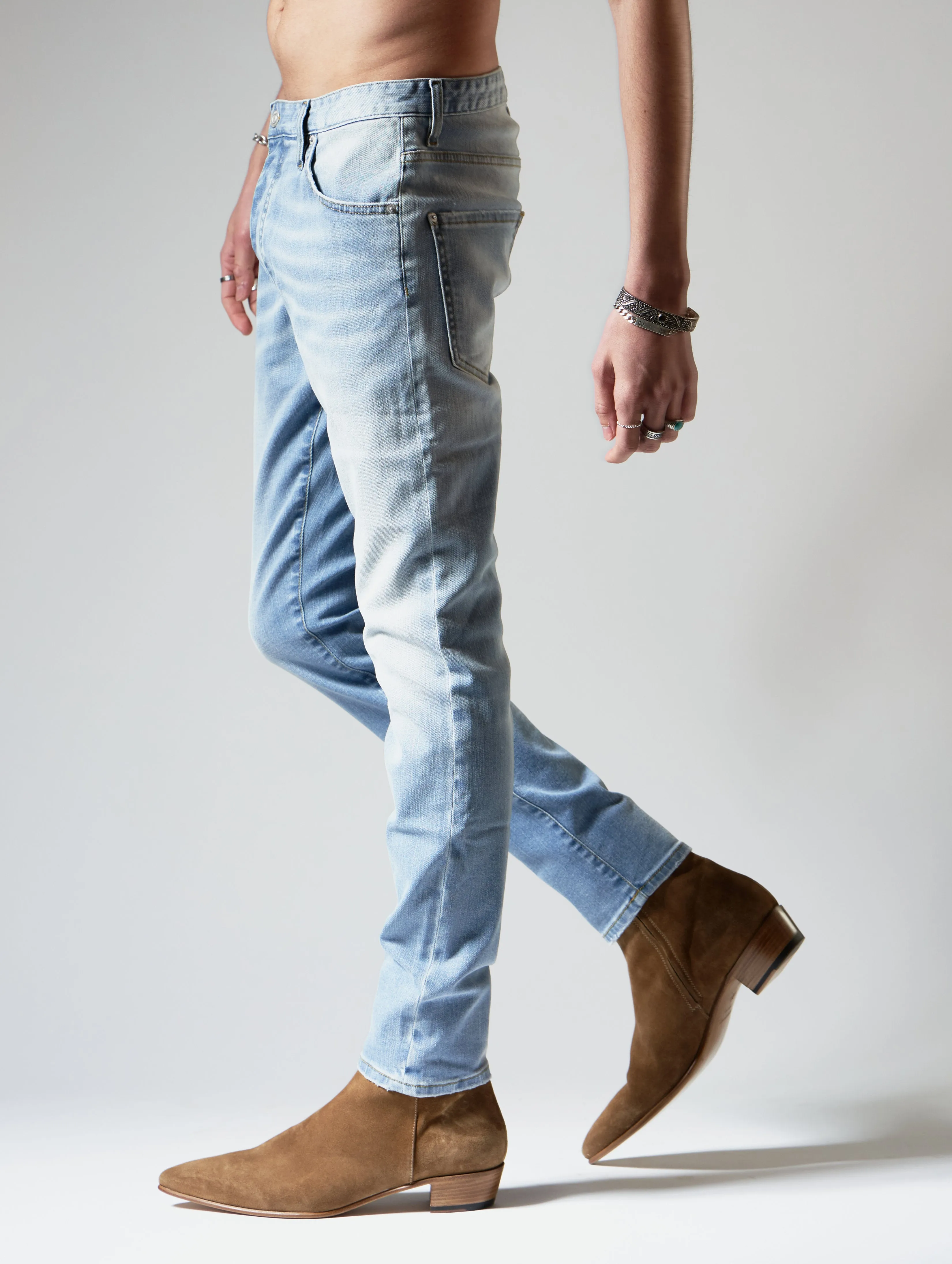 JOHNNY SKINNY JEANS IN LIGHT BLUE - Man