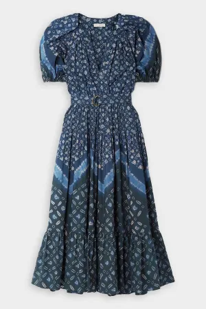 Josefina Dress in Ultramarine