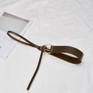 Just Lil Things Elastic Brown Belts JLTHB0214