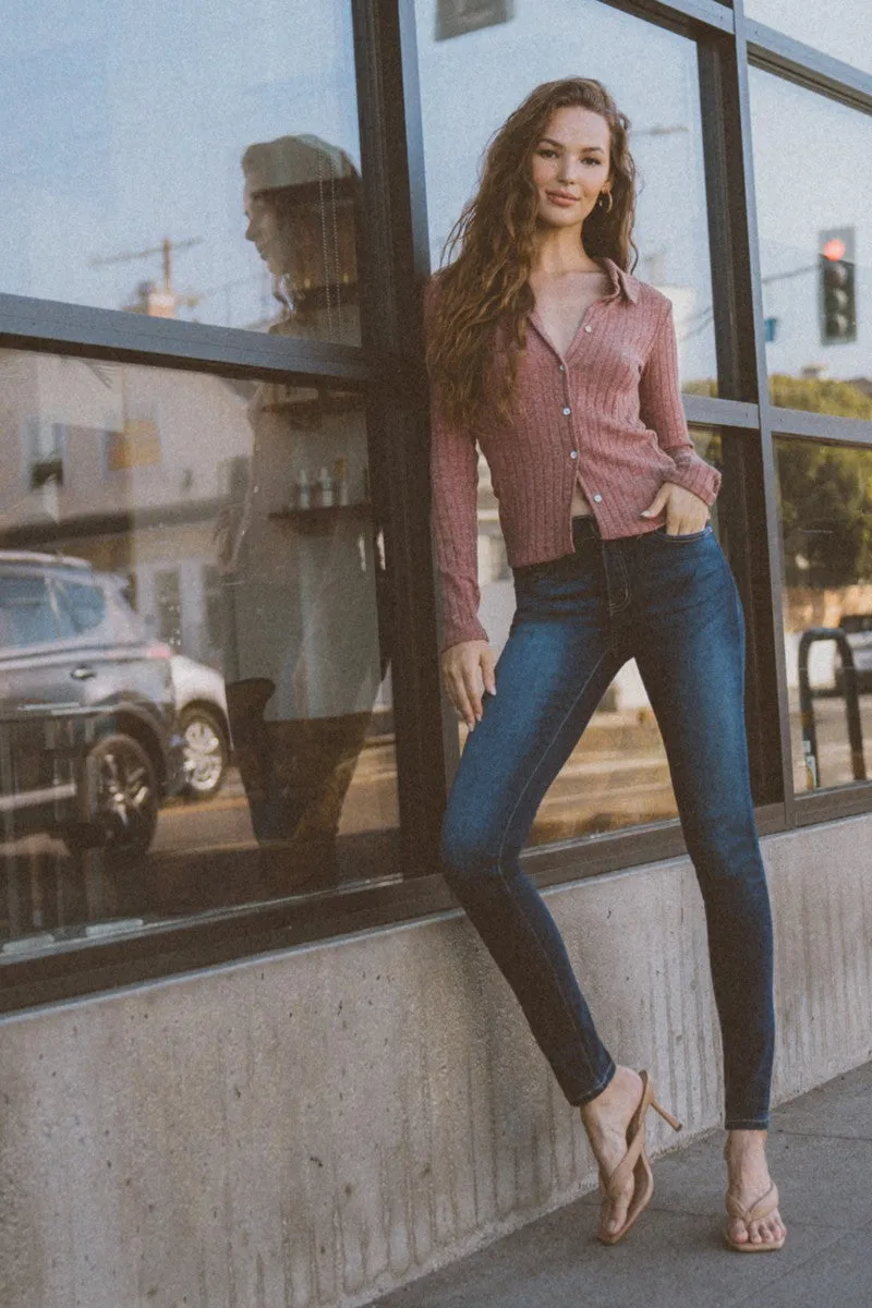 Kan Can Teen's Mid Rise Basic Super Skinny Jeans..