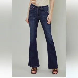 Kancan blue denim flare jeans petite new w tags