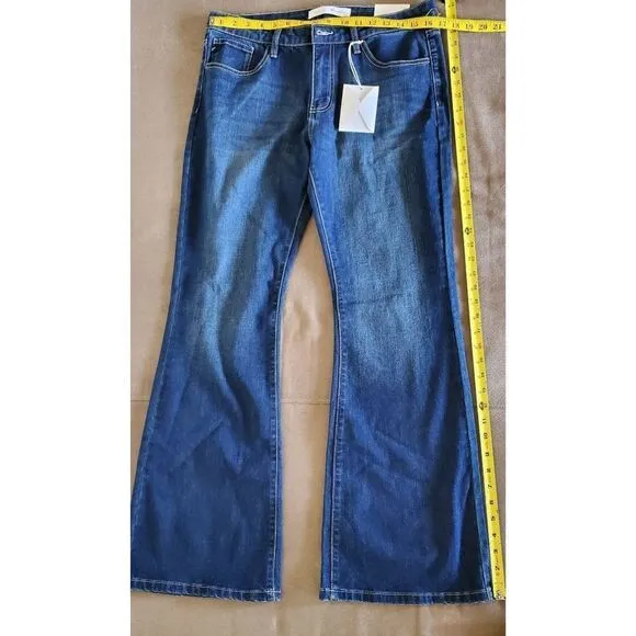 Kancan blue denim flare jeans petite new w tags