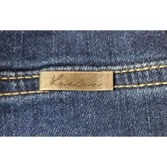 Kancan blue denim flare jeans petite new w tags