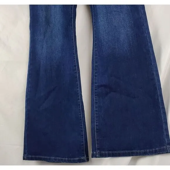 Kancan blue denim flare jeans petite new w tags