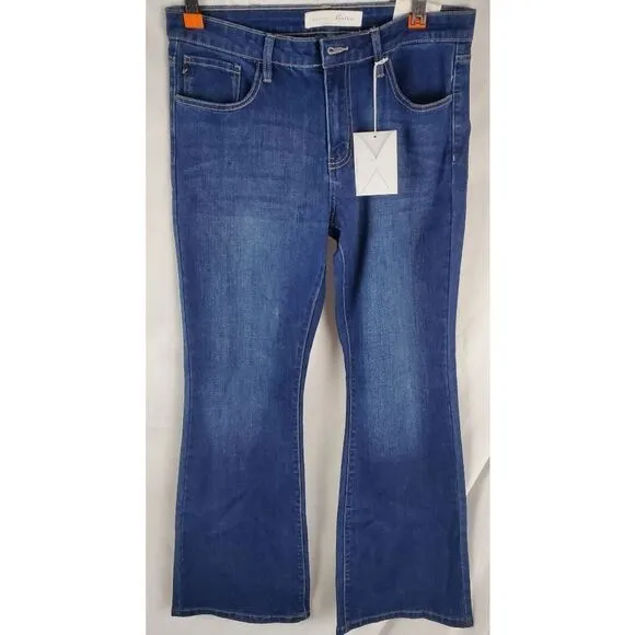 Kancan blue denim flare jeans petite new w tags