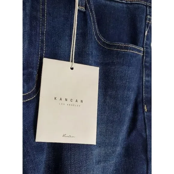 Kancan blue denim flare jeans petite new w tags