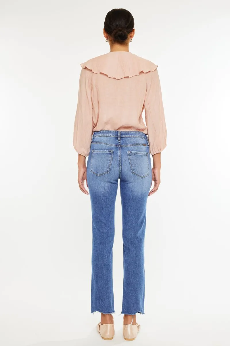 KanCan High Rise Slim Straight Jean