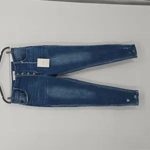 Kancan High Rise Super Skinny Jeans - Curvy Blue Dize 30