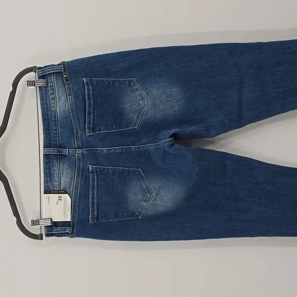 Kancan High Rise Super Skinny Jeans - Curvy Blue Dize 30
