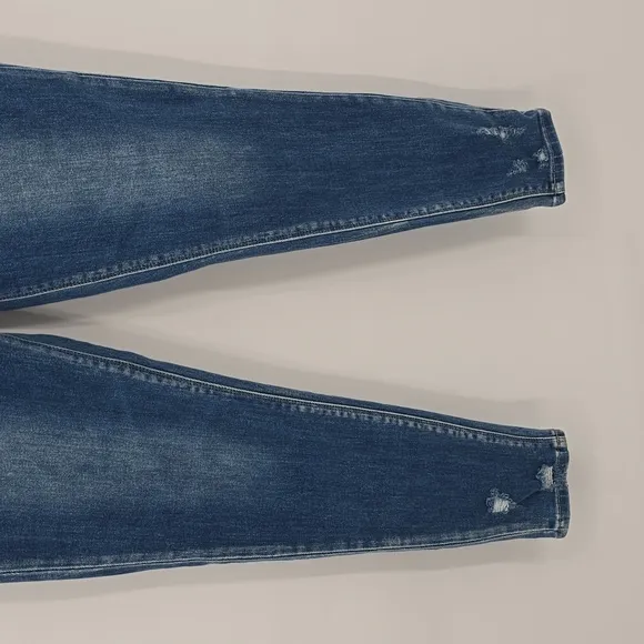 Kancan High Rise Super Skinny Jeans - Curvy Blue Dize 30
