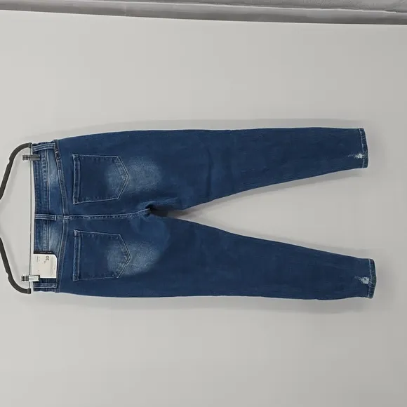 Kancan High Rise Super Skinny Jeans - Curvy Blue Dize 30