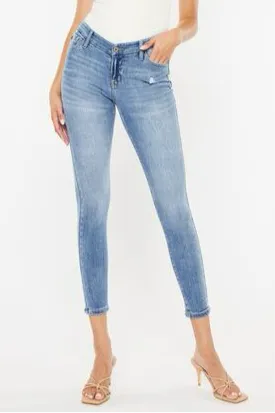 Kancan High Waist Cat's Whiskers Skinny Jeans