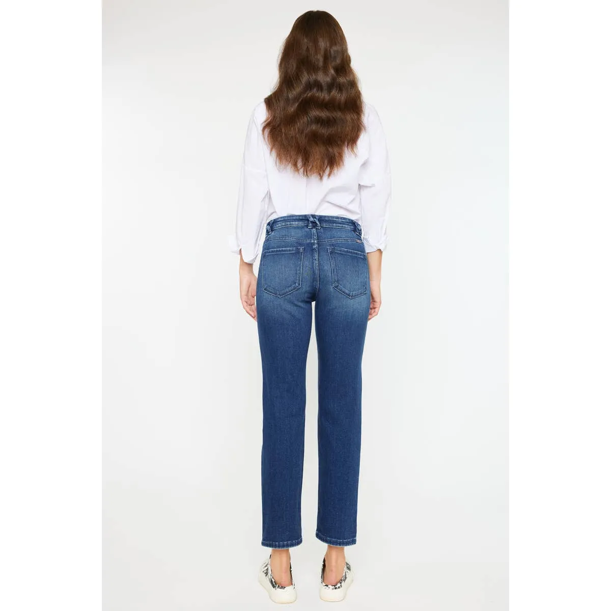 KanCan Mid Rise Slim Straight