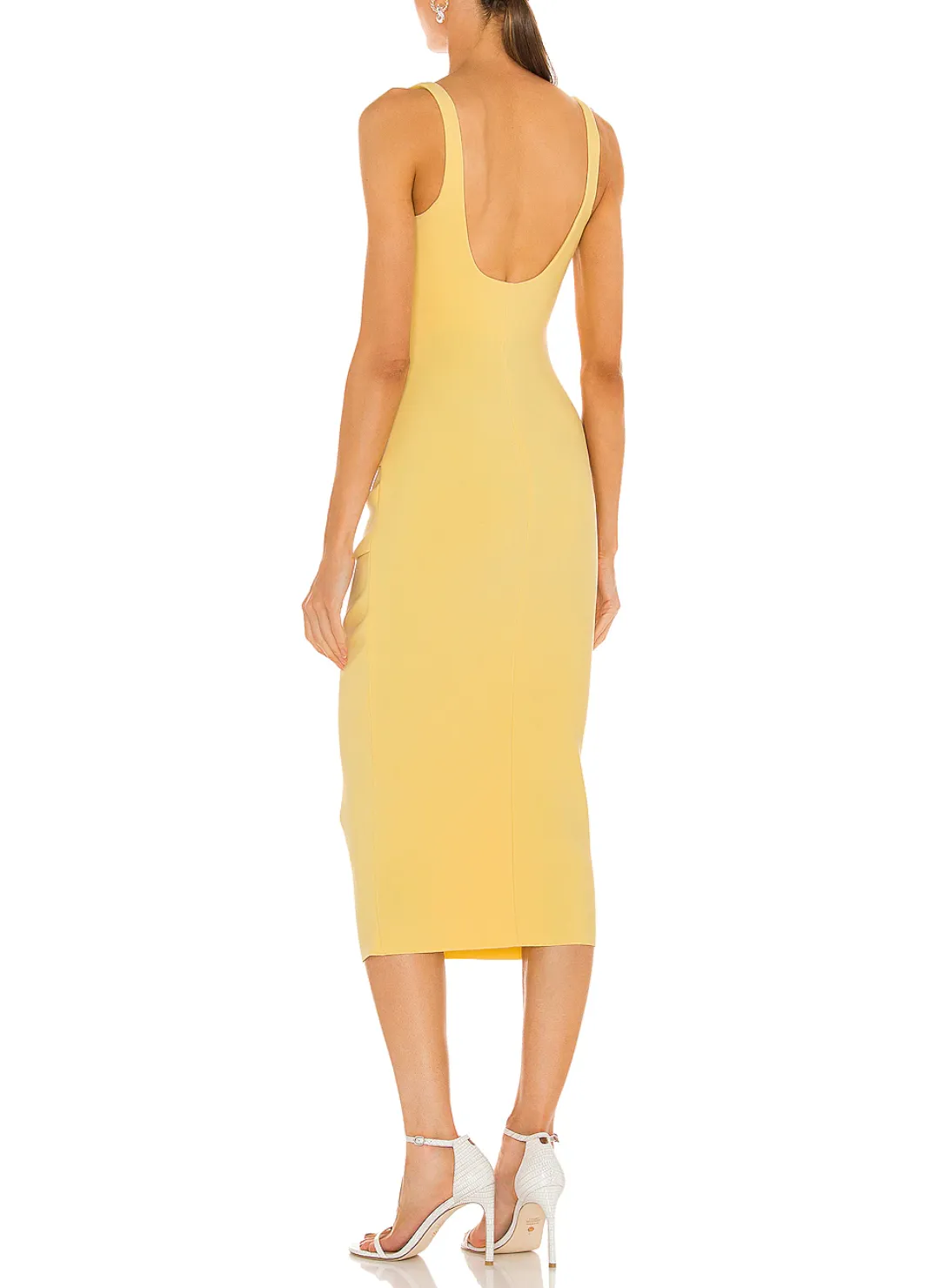 KARINA TUCK MIDI DRESS