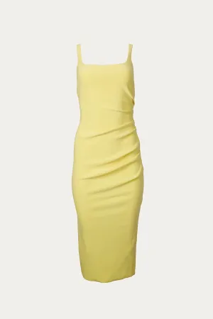 KARINA TUCK MIDI DRESS