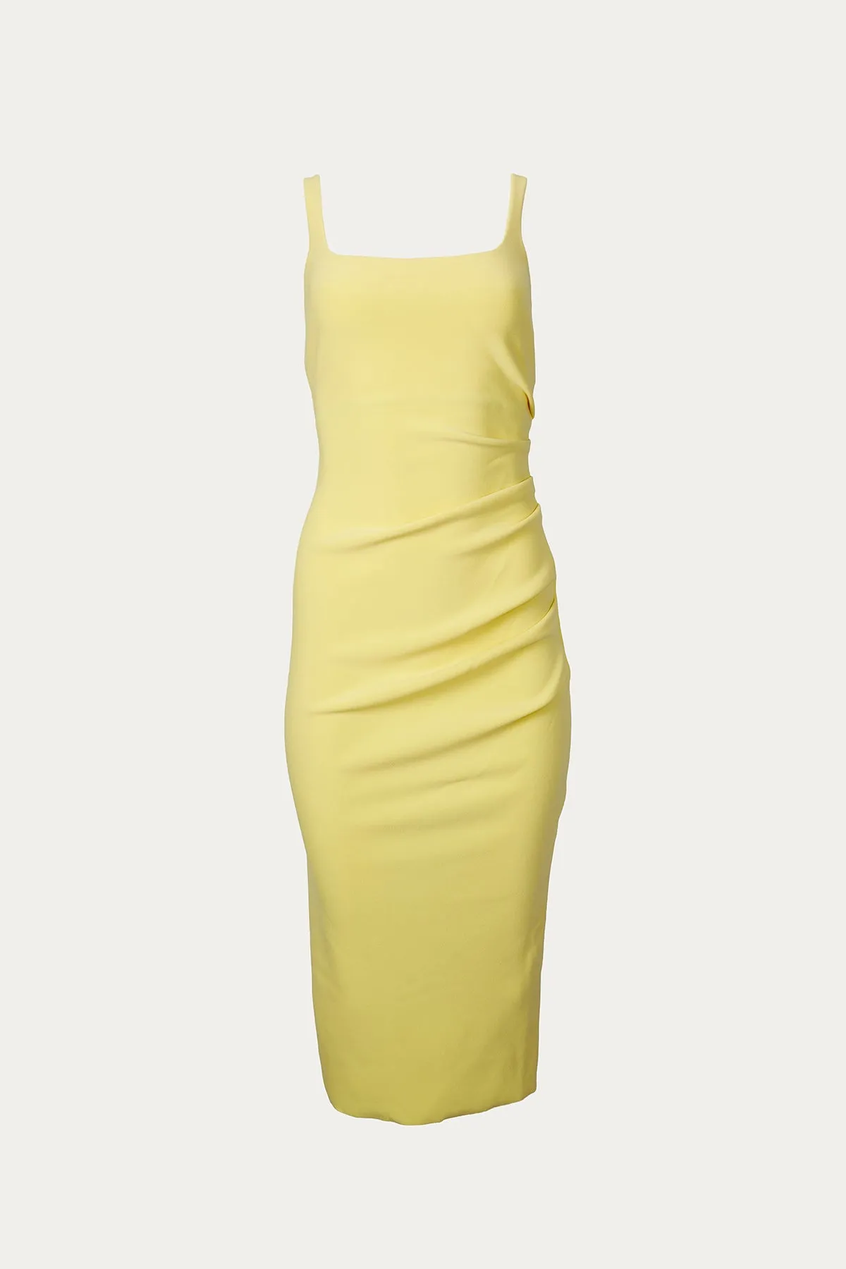 KARINA TUCK MIDI DRESS