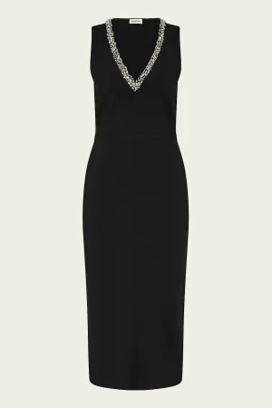 Khari Midi Dress in Black
