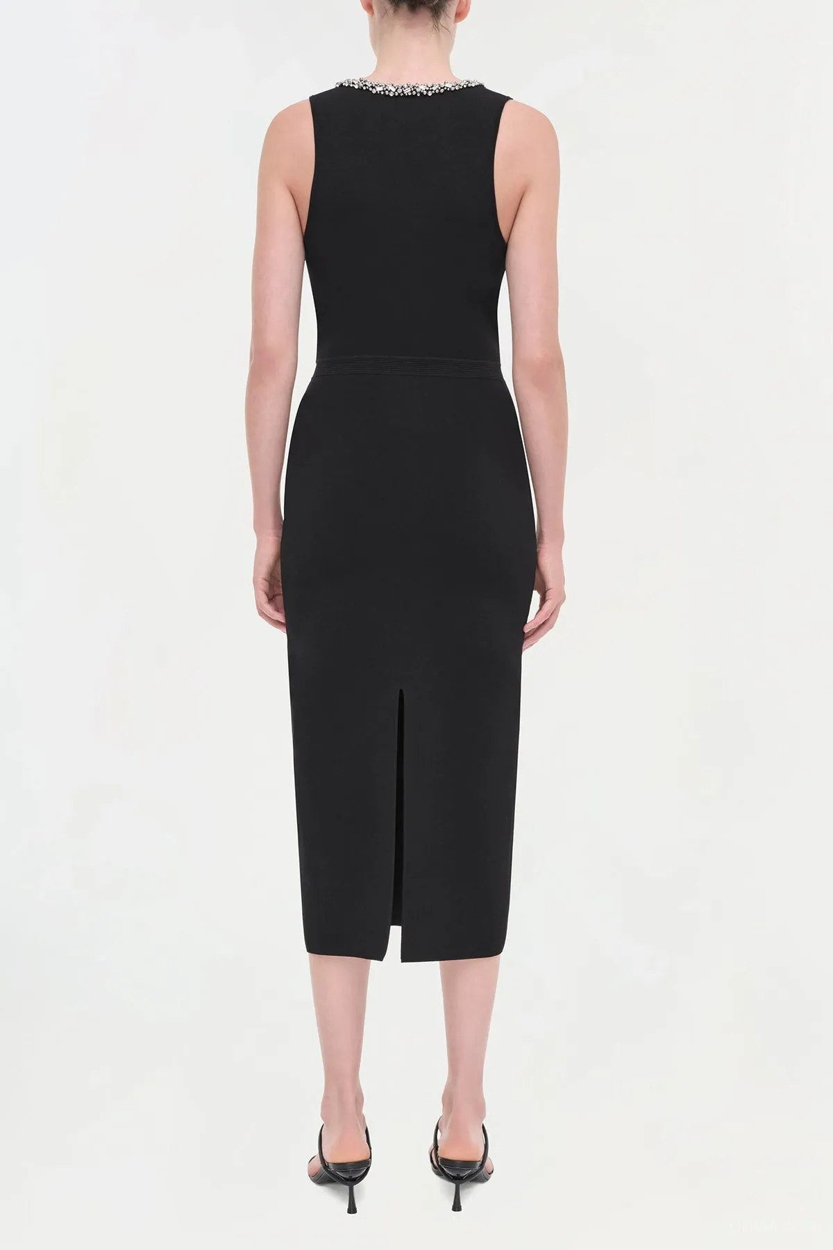 Khari Midi Dress in Black