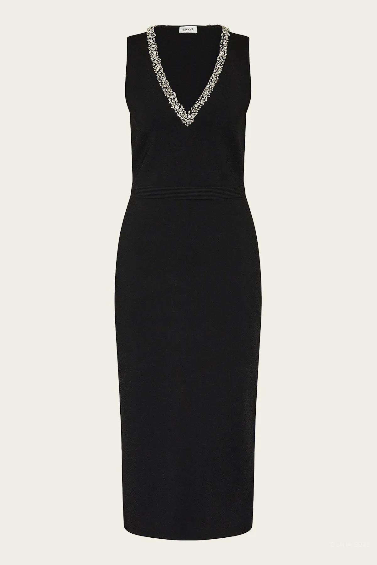 Khari Midi Dress in Black