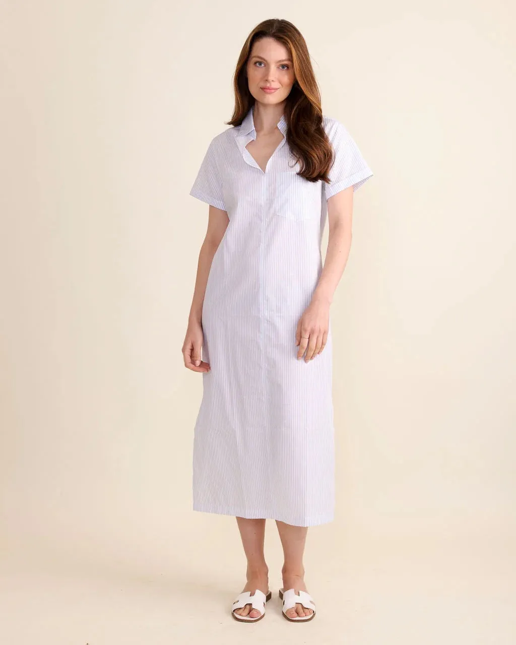 Kiawah Blue Stripe Dress