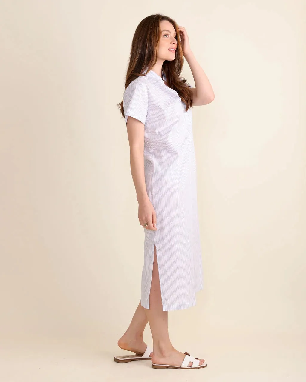 Kiawah Blue Stripe Dress