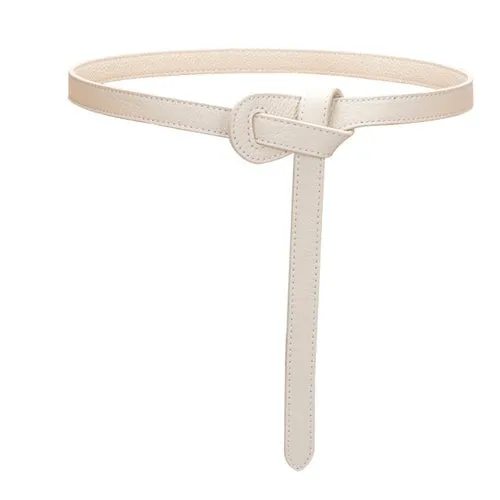 Knotted Leather Corset Belt