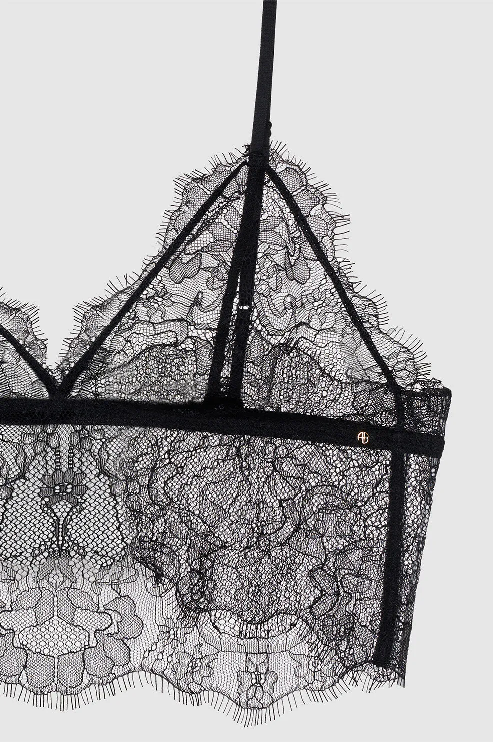 Lace Bralette - Black