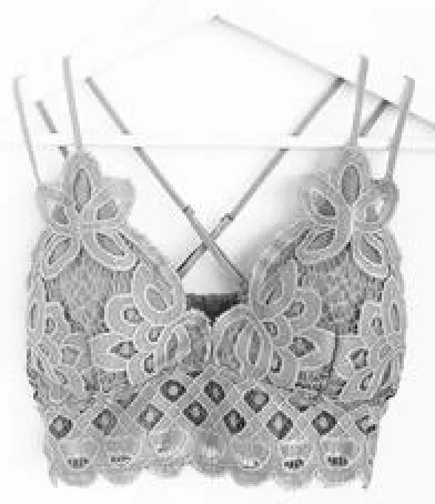 Lace Scalloped Bralette (asst colors)