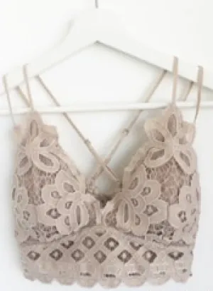 Lace Scalloped Bralette (asst colors)