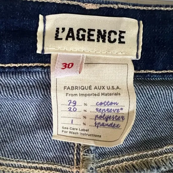 L’AGENCE Margot Skinny High Rise Colton Jeans Size 30 Like New