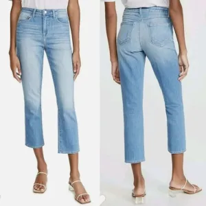 L'Agence Nadia Straight Leg High Waist Blue Jeans Size 26