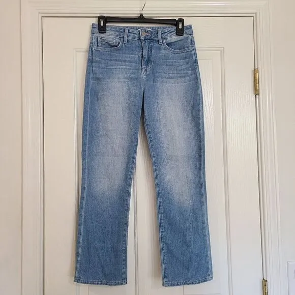 L'Agence Nadia Straight Leg High Waist Blue Jeans Size 26