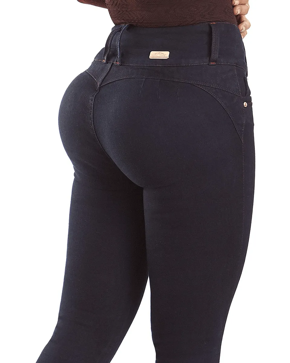 Laty Rose Colombian Butt Lifter Skinny Jeans - Dark