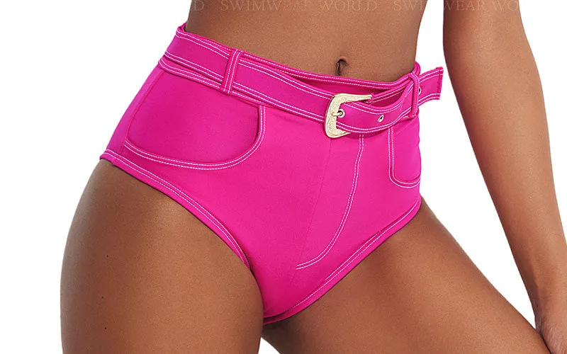 Lavinia Bandeau With Buckles Bikini ::RET