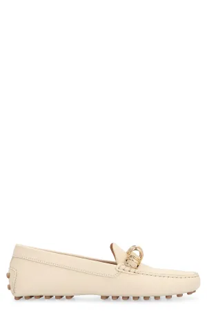 Leather loafers