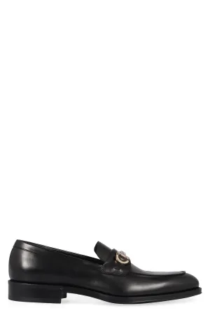 Leather loafers