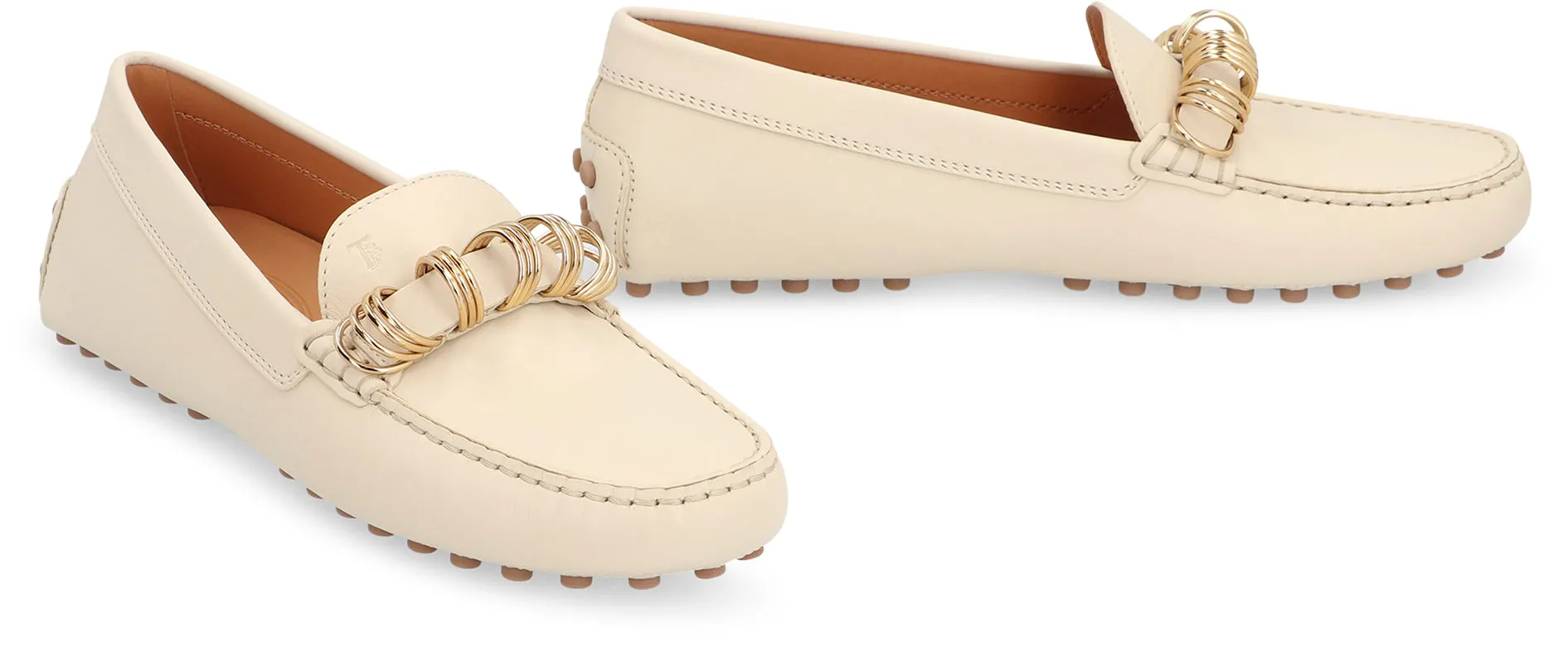 Leather loafers