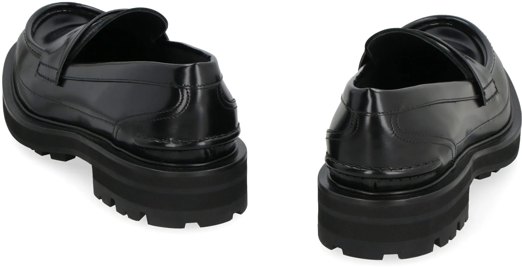 Leather loafers