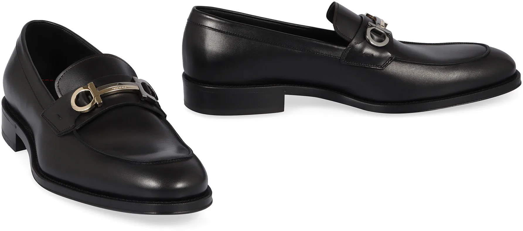 Leather loafers