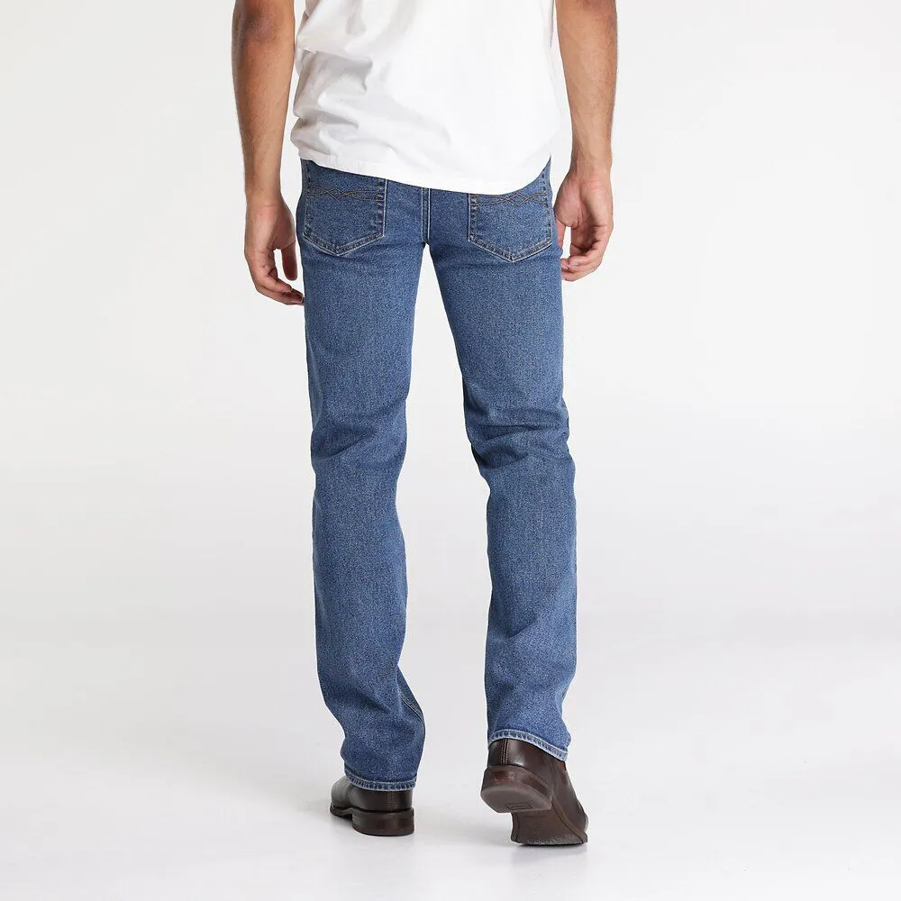 Lee Riders Classic Straight Stretch Stonewash Mens Jeans