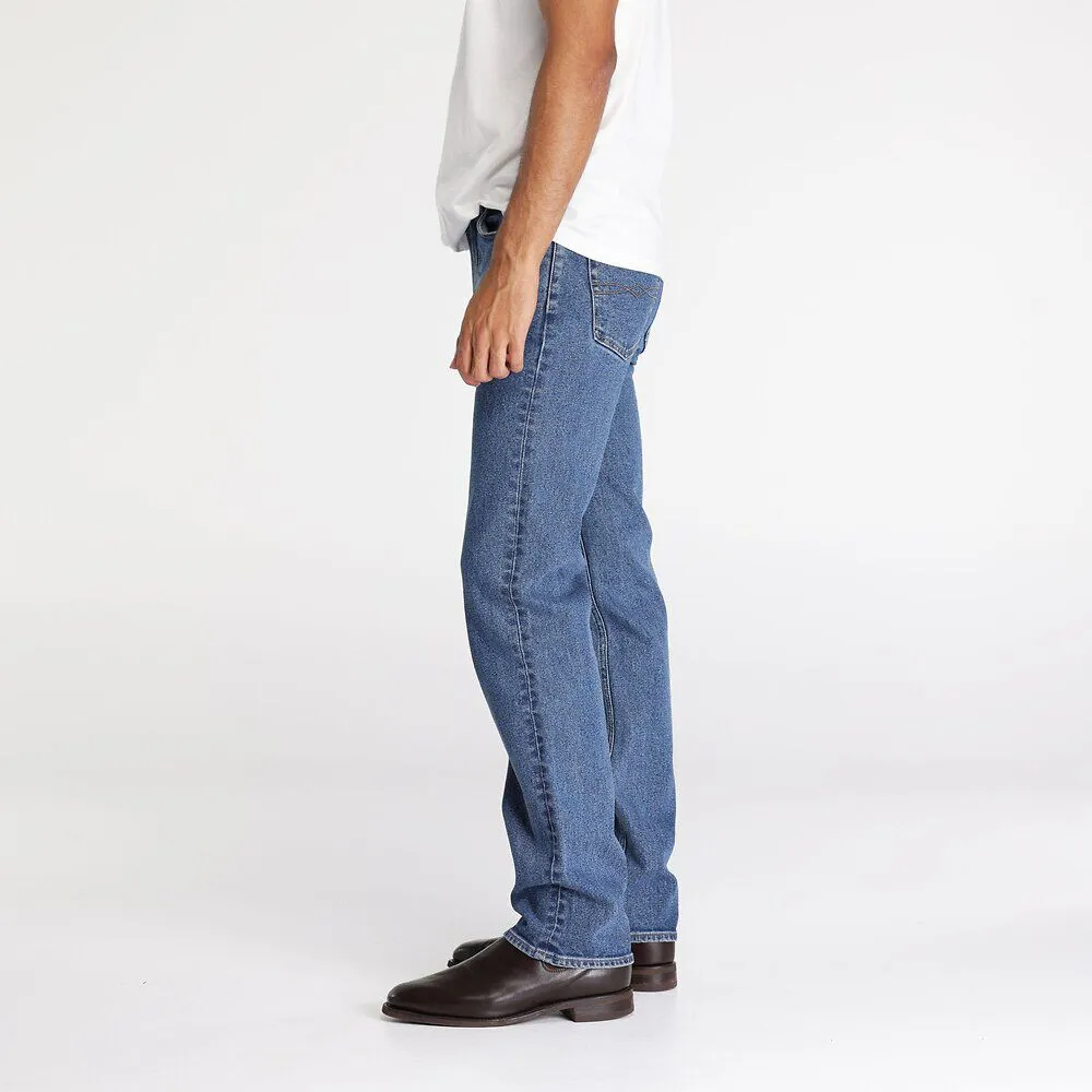 Lee Riders Classic Straight Stretch Stonewash Mens Jeans