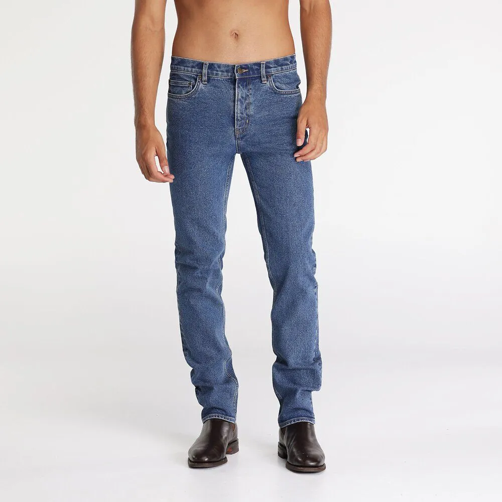 Lee Riders Slim Straight Stonewash Mens Jeans
