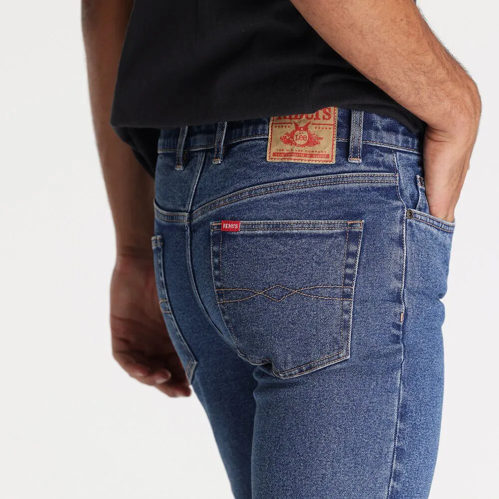 Lee Riders Slim Straight Stonewash Mens Jeans