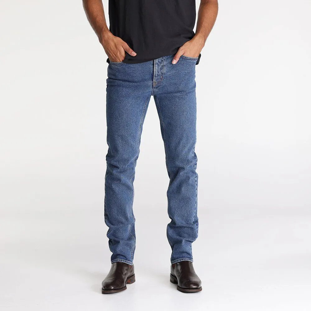 Lee Riders Slim Straight Stonewash Mens Jeans