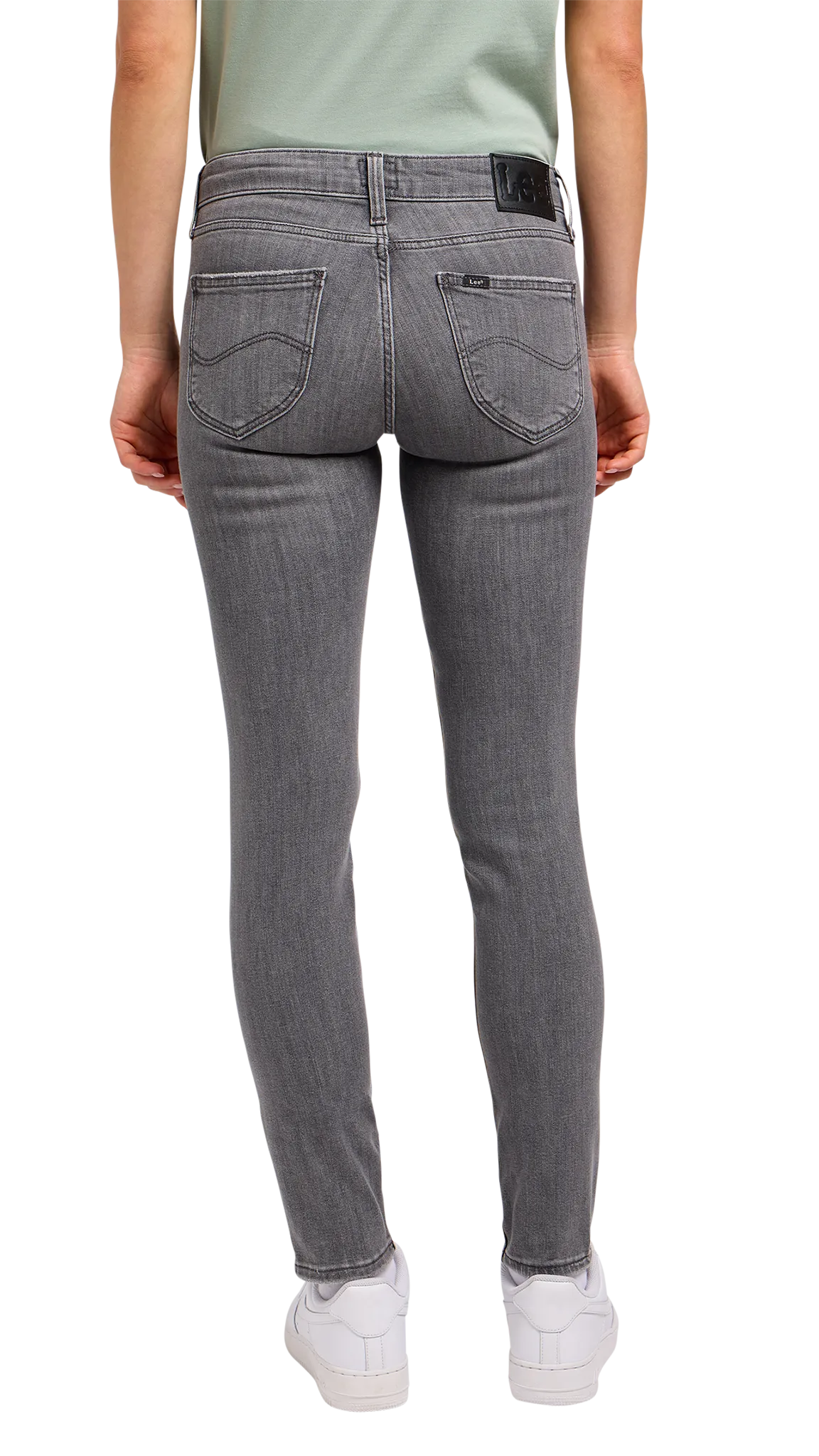 Lee Scarlett Jeans Skinny, Grau "Ash Stone"