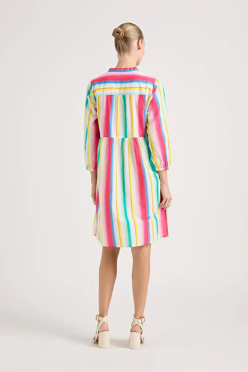 LEIGHTON MEXICOLA MIDI DRESS