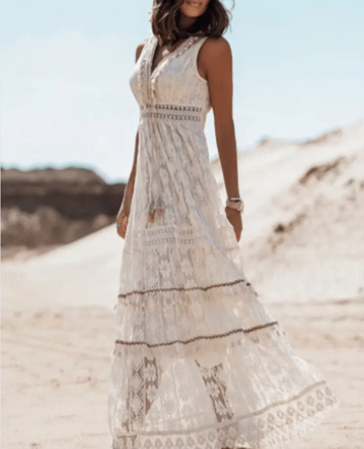 Leonie - Stylish Lightweight Woman's Maxi Dress