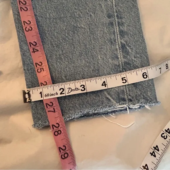 LEVI’S 501 White Oak Cone Denim Womens Selvedge Jeans 26x28 Button Fly Rigid
