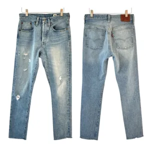 LEVI’S 501 White Oak Cone Denim Womens Selvedge Jeans 26x28 Button Fly Rigid